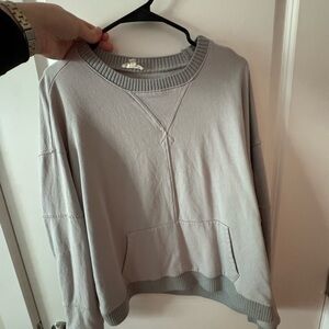 Easel Light Gray Crewneck Sweatshirt